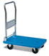Carro de transporte ligero con tim&oacute;n plegable y base de pl&aacute;stico