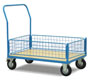 Carro de transporte con 4 pared de malla bajas