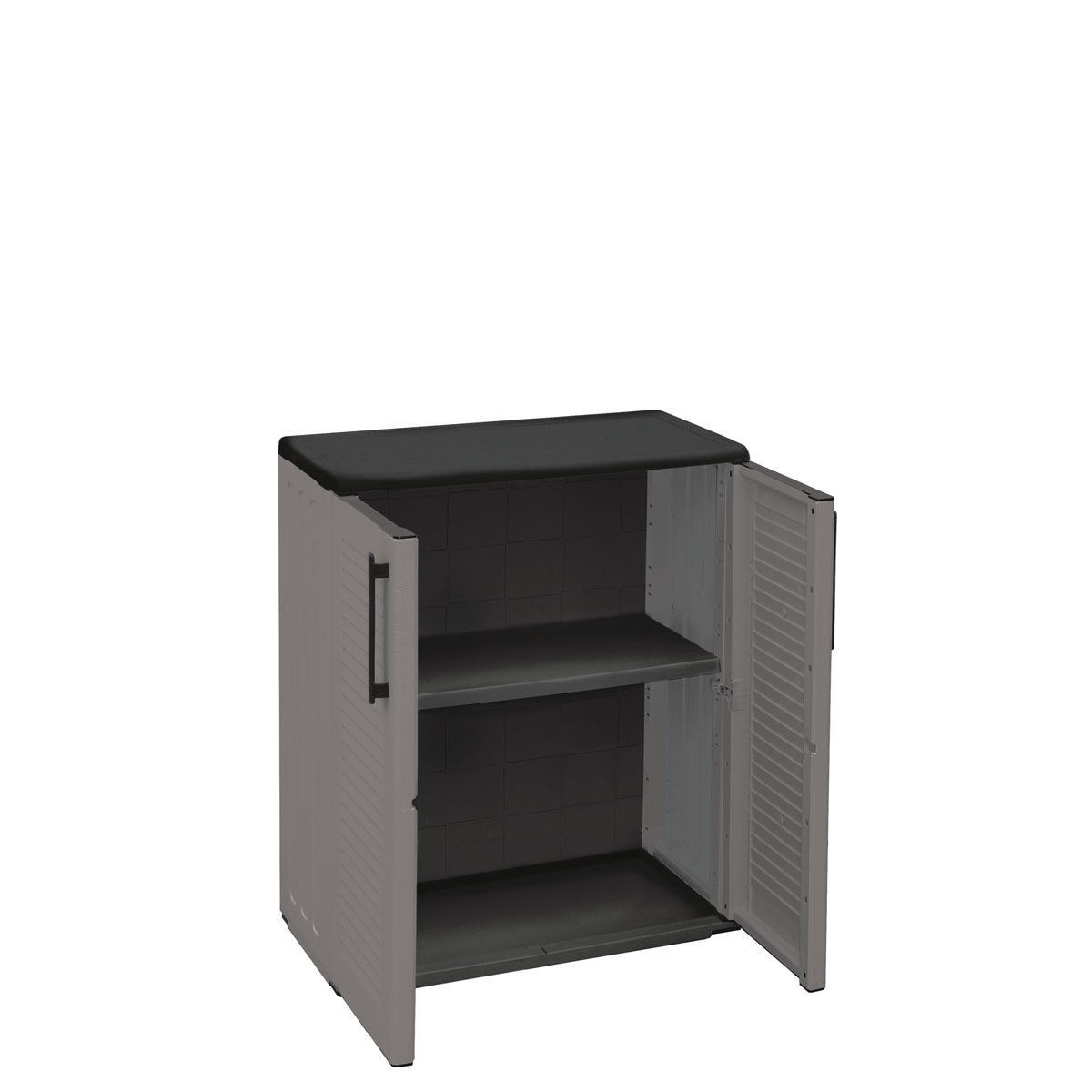 Armarios de plástico con estantes regulables