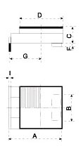 Dimensiones placa de compensación