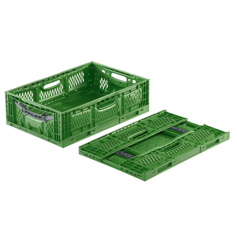 PSG6418 Cajas de plástico plegables para frutas y vegetales