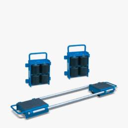 Patines de carga con barras ajustables con carga hasta 24Tn