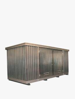 Módulos de almacenamiento exterior de gran capacidad para barriles y pequeños recipientes Disset Odiseo