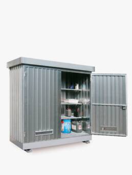 Módulo de almacenamiento exterior con estantes para pequeños recipientes Disset Odiseo