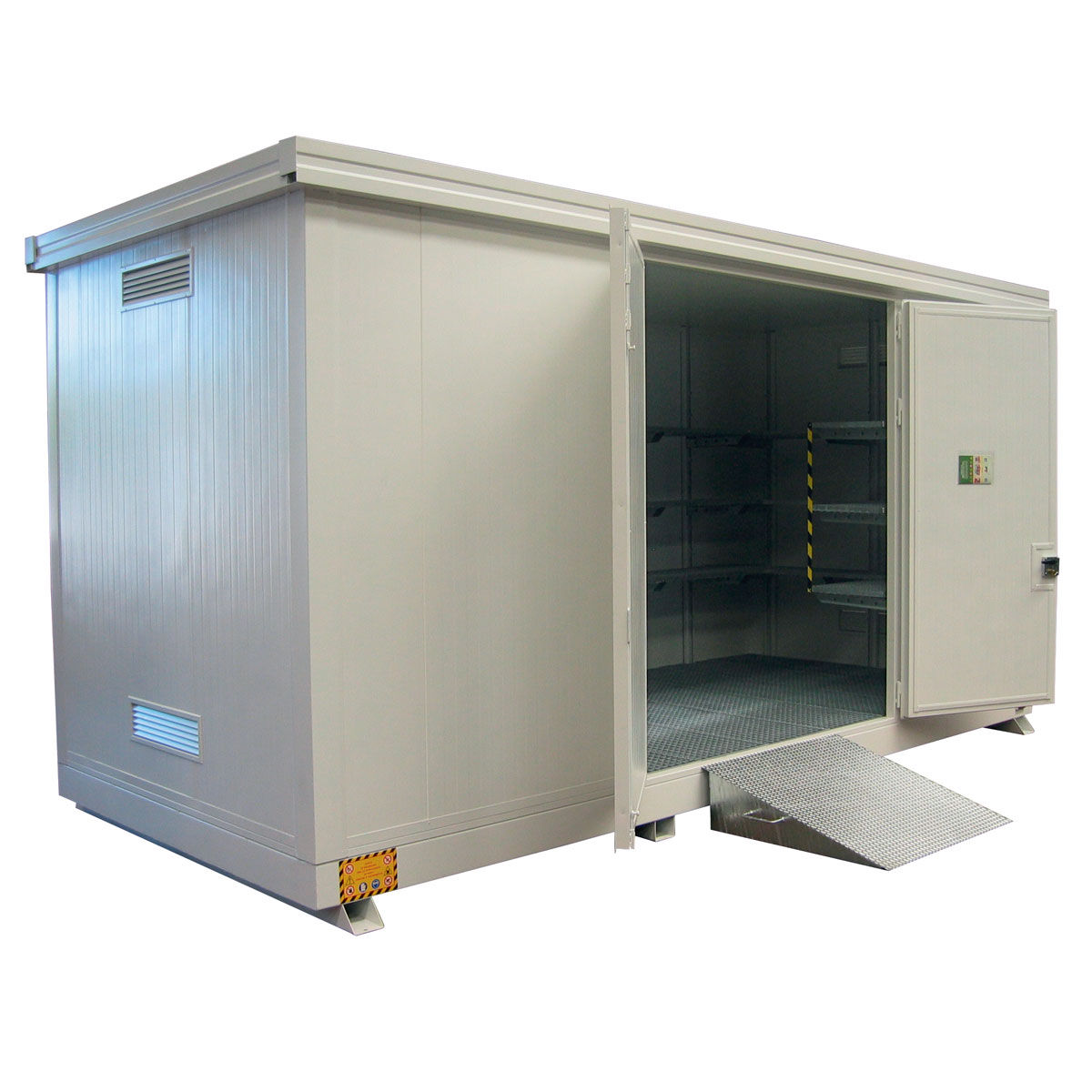 Módulos de almacenamiento exterior isotérmicos