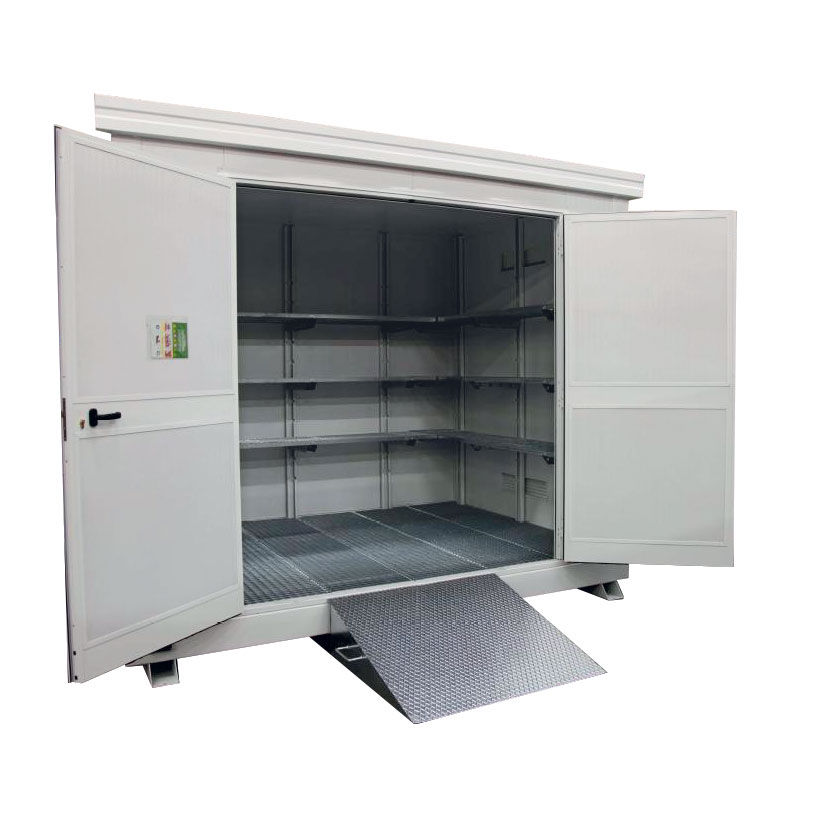 Módulos de almacenamiento exterior isotérmicos