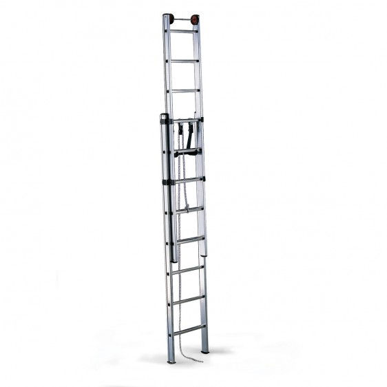 Escalera extensible con polea Aries