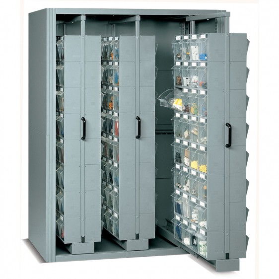 Armarios con bastidores extraíbles para contenedores basculantes