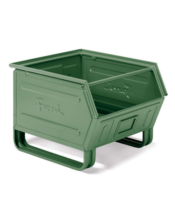 Cajas metálicas apilables con frontal abierto serie Storage Steel