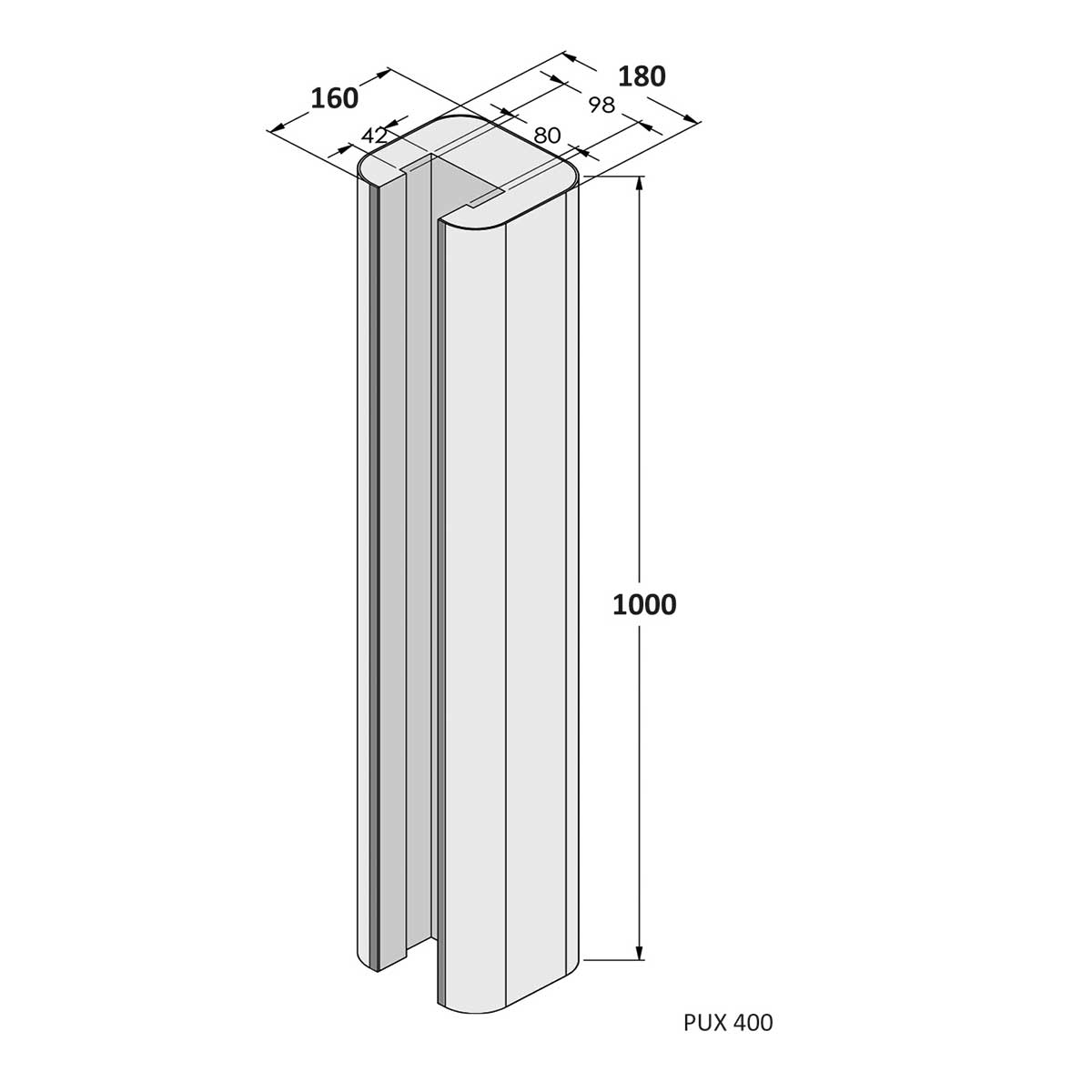 Protecciones de espuma para columnas o perfiles cuadrados