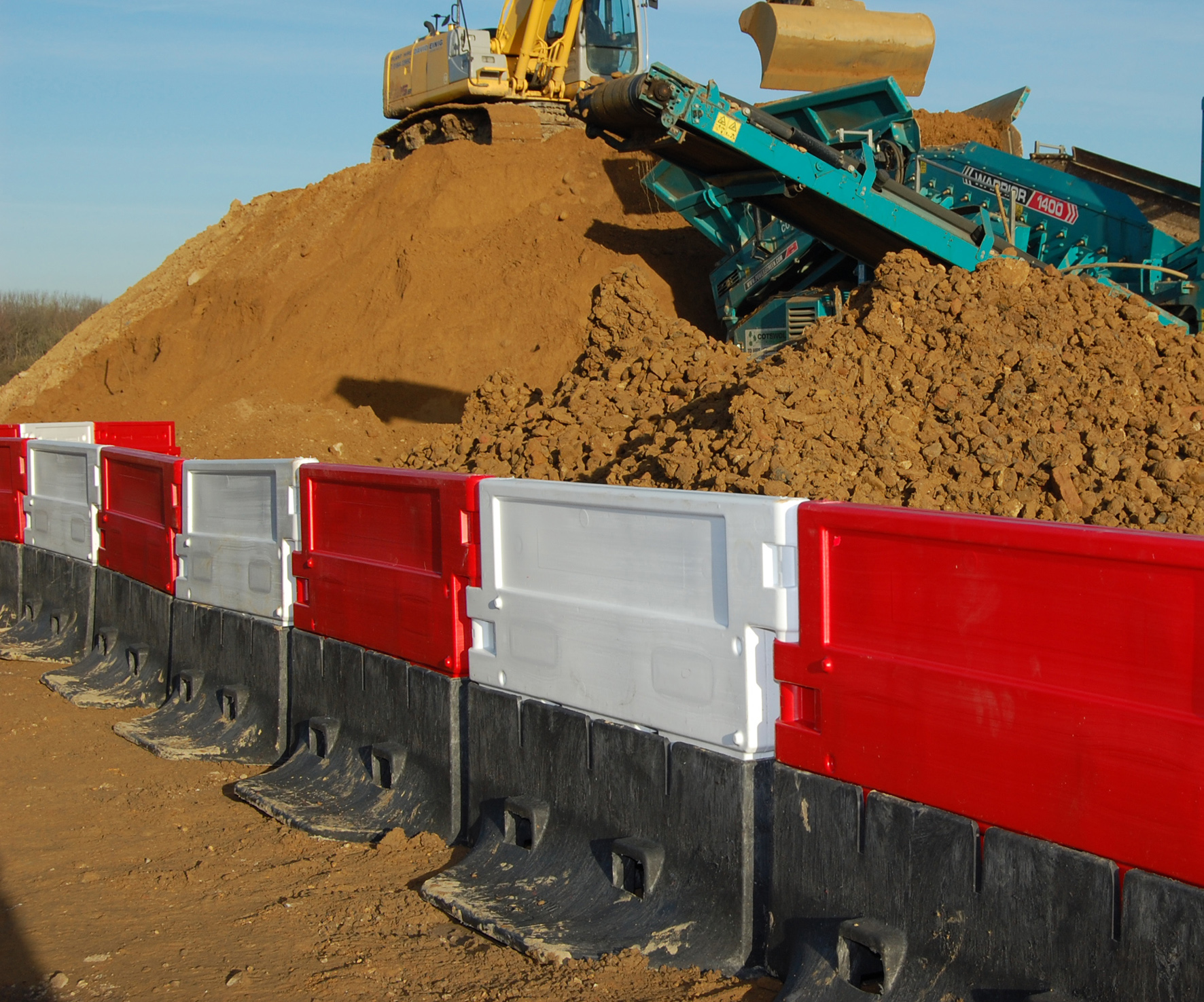 Valla antiescalada para grandes obras y excavaciones | Disset Odiseo