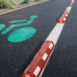 Separador de carriles para bicicletas buses Disset Odiseo