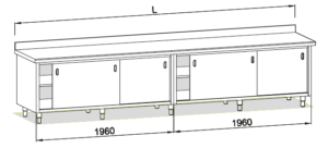 Doble modulo con puertas correderas6