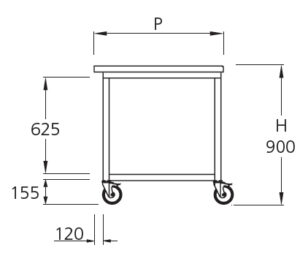 mesa con estante4