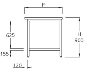 mesa con estante5