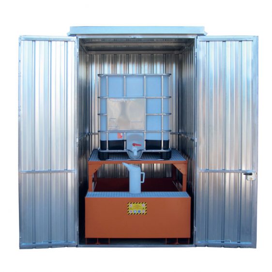Cubierta de acero galvanizado para almacenamiento exterior de KTC