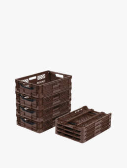 Cajas de plástico plegables para pan y repostería