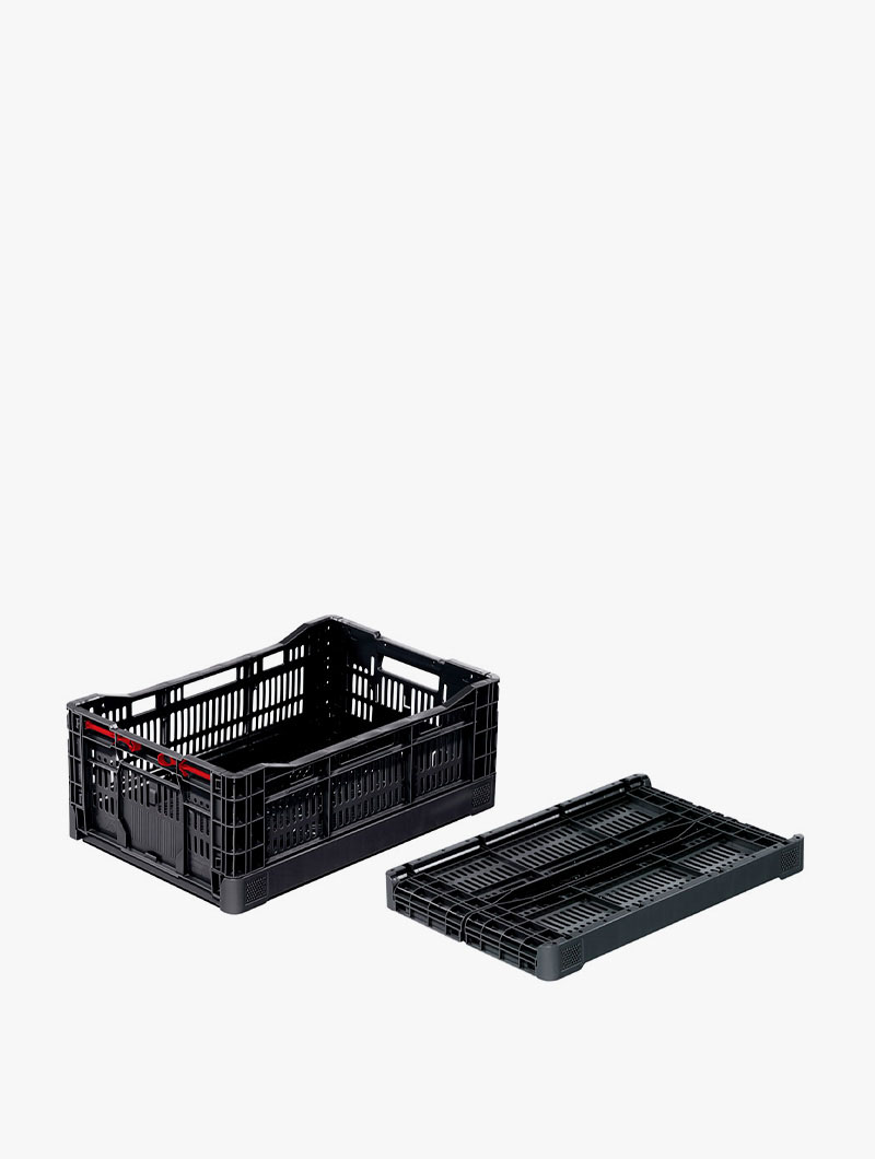 Cajas plástico plegables para horticultura