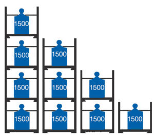 Contenedor bastidor apilable