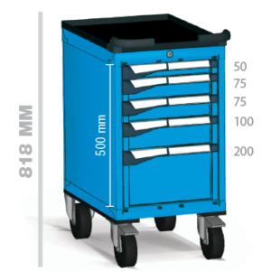 Armarios con cajones y ruedas MASTER (45x36 Eh)