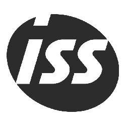 ISS logo at white background
