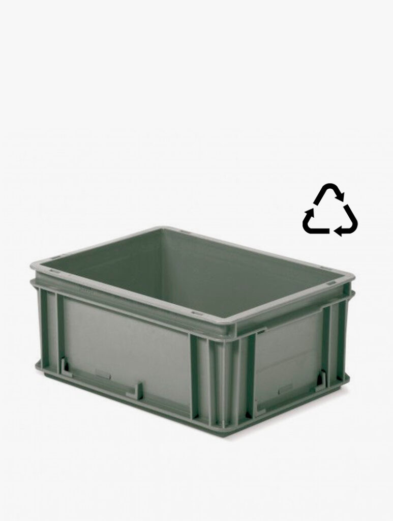 Cajas de plástico reciclado EcoGreen