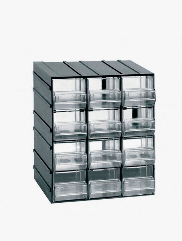 Módulos apilables para cajas