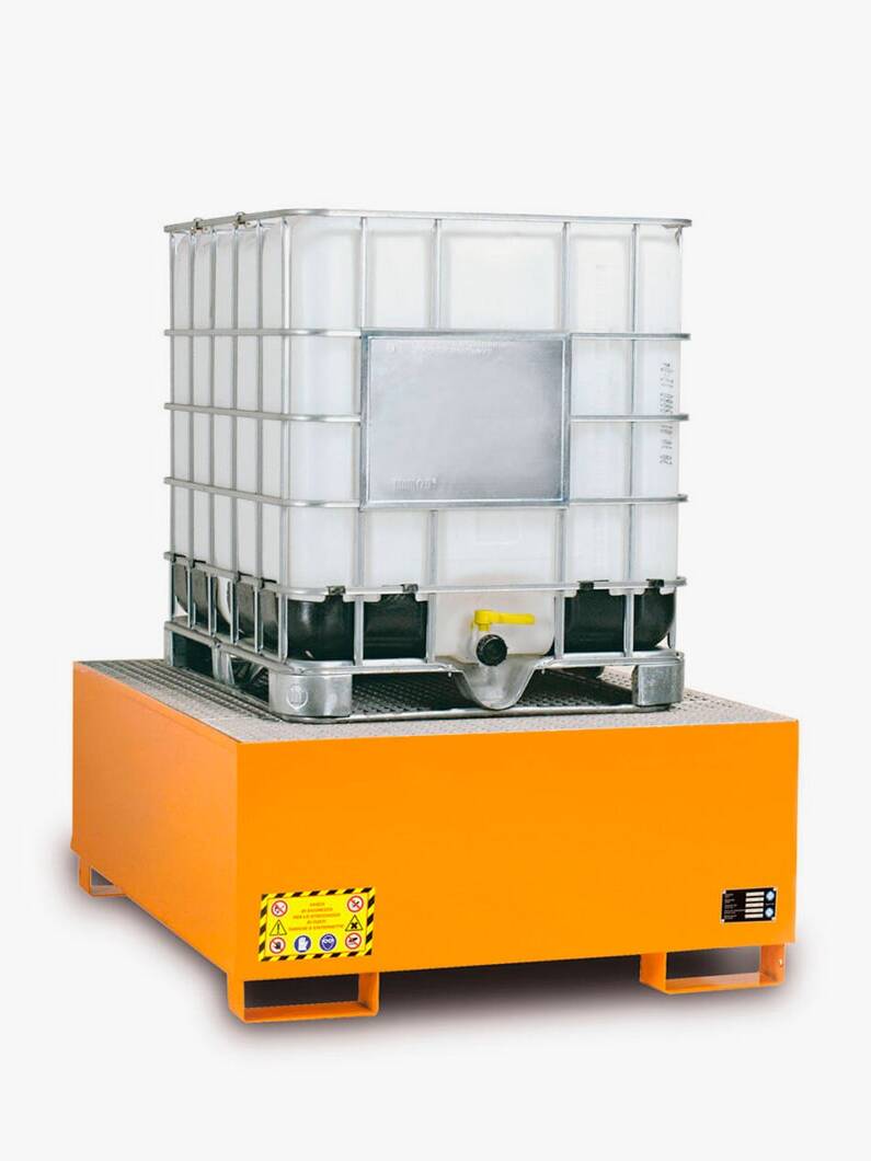 charolas almacenamiento de tambos medio ambiente disset odiseo cubeto de retencion metalico para ktc 02 uai 2 uai