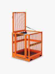 jaula para carretilla plataforma de trabajo para carretilla cesta seguridad construccion dissetodiseo uai