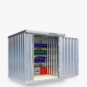 Contenedor metálico para almacenamiento de materiales
