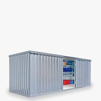 Contenedor metálico para almacenamiento de materiales