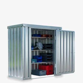 Contenedor metálico para almacenamiento de materiales
