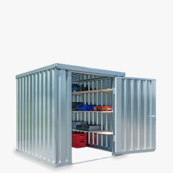 Contenedor metálico para almacenamiento de materiales