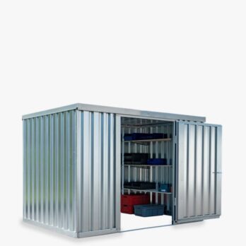 Contenedor metálico para almacenamiento de materiales