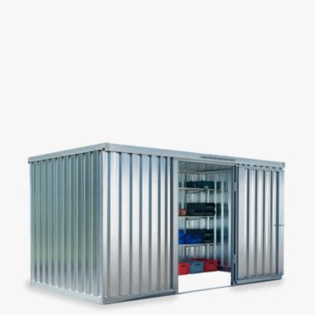 Contenedor metálico para almacenamiento de materiales