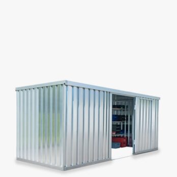 Contenedor metálico para almacenamiento de materiales