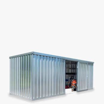 Contenedor metálico para almacenamiento de materiales