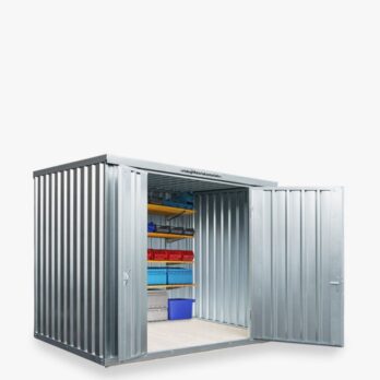 Contenedor metálico para almacenamiento de materiales