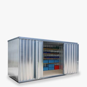 Contenedor metálico para almacenamiento de materiales