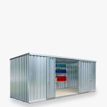 Contenedor metálico para almacenamiento de materiales