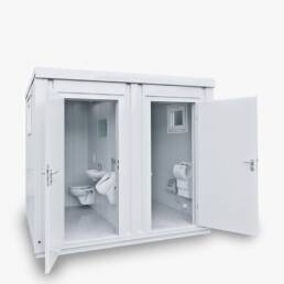 Contenedor metálico sanitario de inodoro